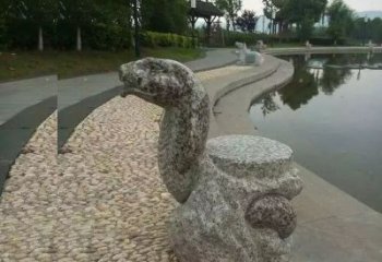 泸州中领雕塑-十二生肖蛇石雕