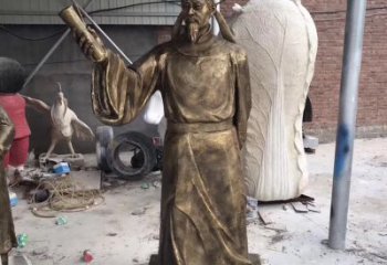 泸州龙韵铜雕——歌颂古代大文豪李白