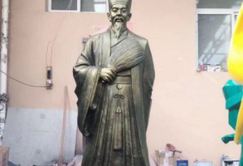 泸州中领雕塑经典传承，诸葛亮铜雕！