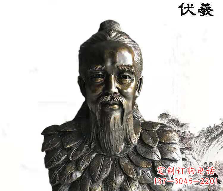 泸州经典古神伏羲雕像,文化艺术绽放光芒