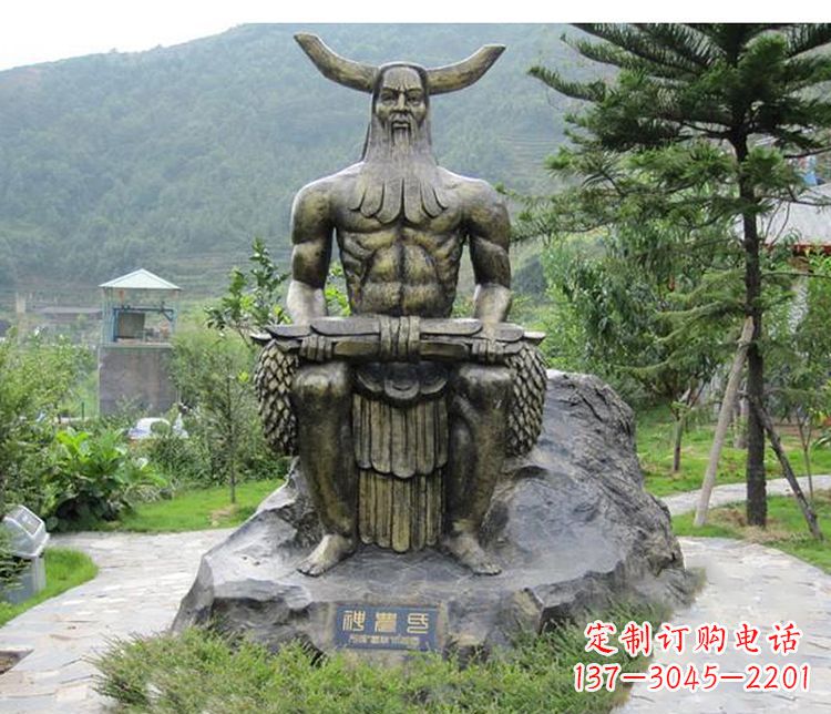 泸州传承古代文明,为家居装饰点缀伏羲铜雕