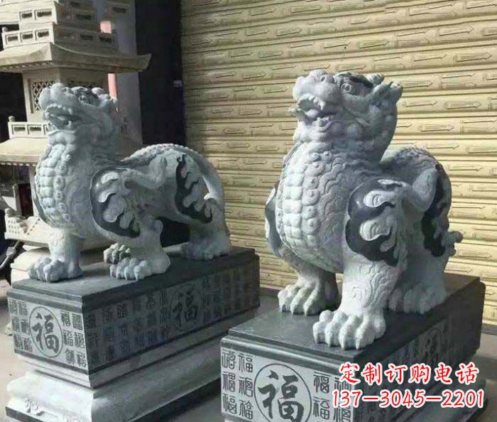 泸州传承经典的古典貔貅石雕