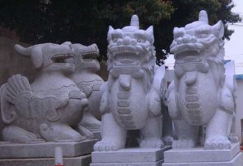 泸州古典独角兽石雕