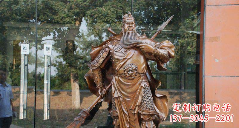 泸州关公古代人物铜雕