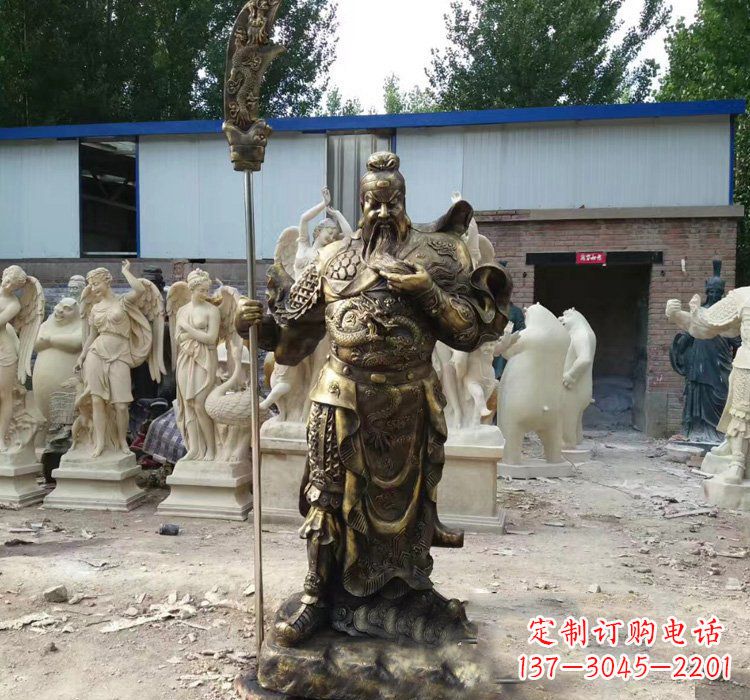 泸州精致古典,尊贵典雅--关公铜雕定制