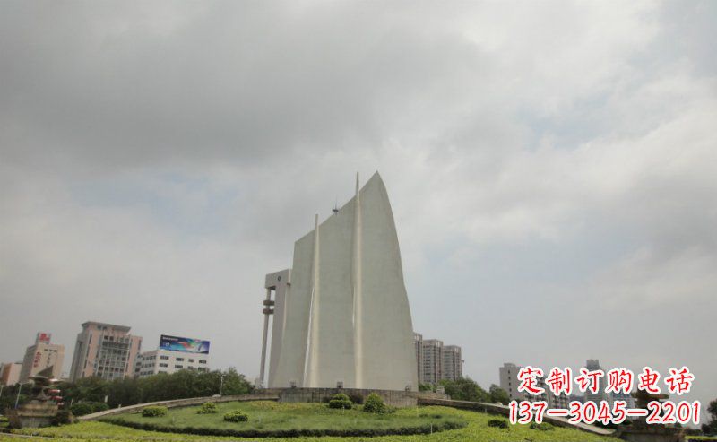 泸州中领雕塑:让你的空间更英伦风——不锈钢抽象船帆雕塑