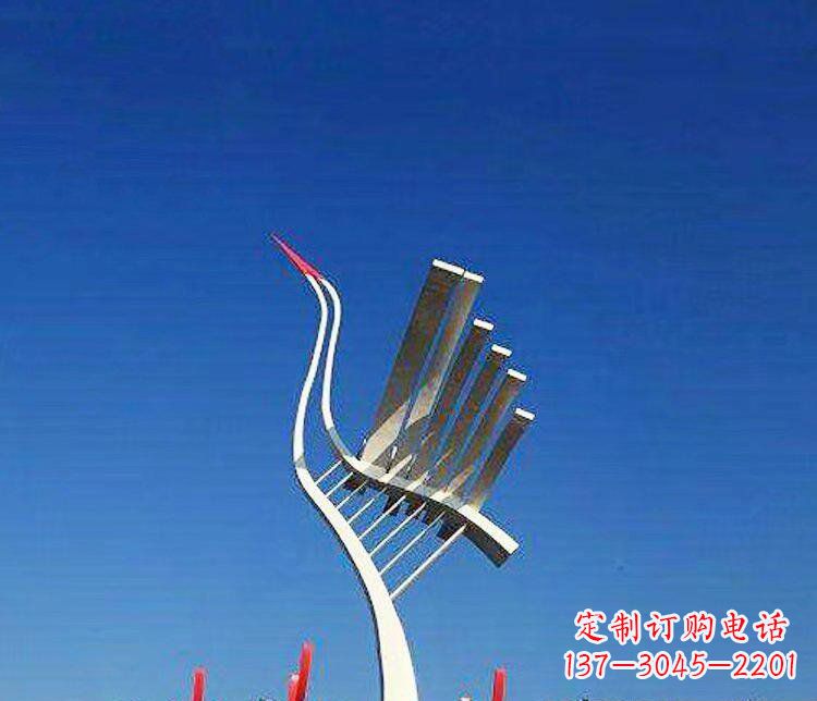 泸州丹顶鹤景观雕塑,完美定制