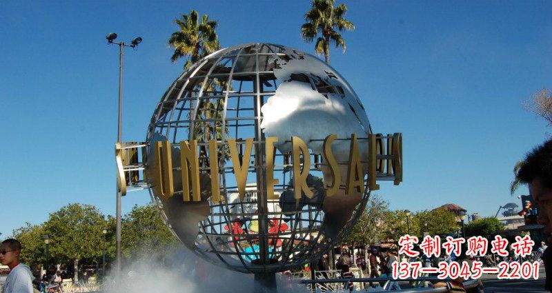 泸州中领雕塑仿真不锈钢地球雕塑
