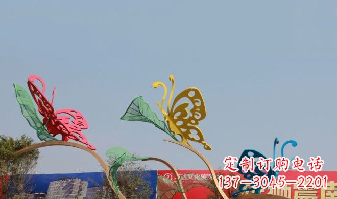 泸州中领雕塑|不锈钢定制蝴蝶雕塑