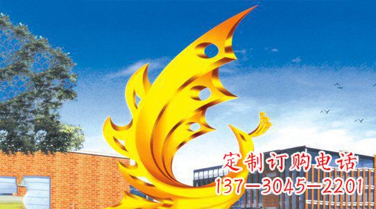 泸州浩瀚神秘的凤凰不锈钢雕塑