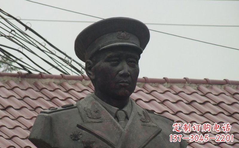 泸州广场开国元帅伟人铜雕