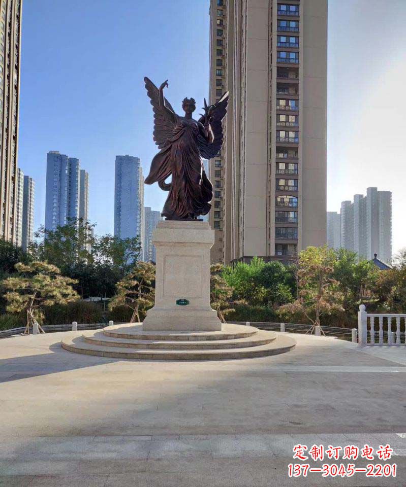 泸州中领雕塑:精致的女神铜雕
