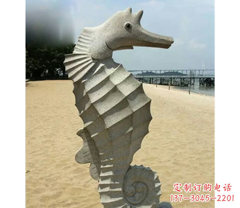 泸州海马雕塑,海边景观装饰精美雕刻