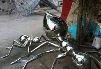 泸州中领雕塑|不锈钢蚂蚁雕塑
