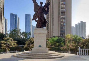 泸州中领雕塑：精致的女神铜雕