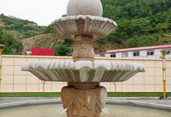 泸州中领雕塑海螺石雕喷泉精致装点室外空间