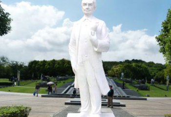 泸州爱迪生公园广场世界名人石雕塑