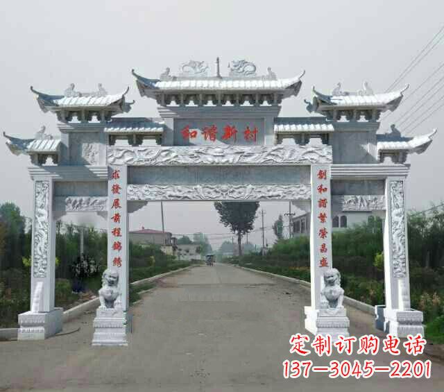 泸州领雕塑|高品质牌坊雕塑