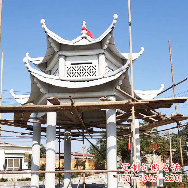 泸州汉白玉大理石凉亭