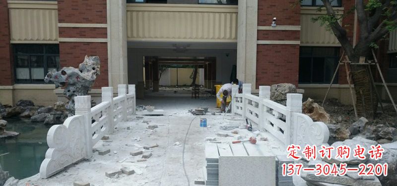 泸州汉白玉栏板安装雕塑