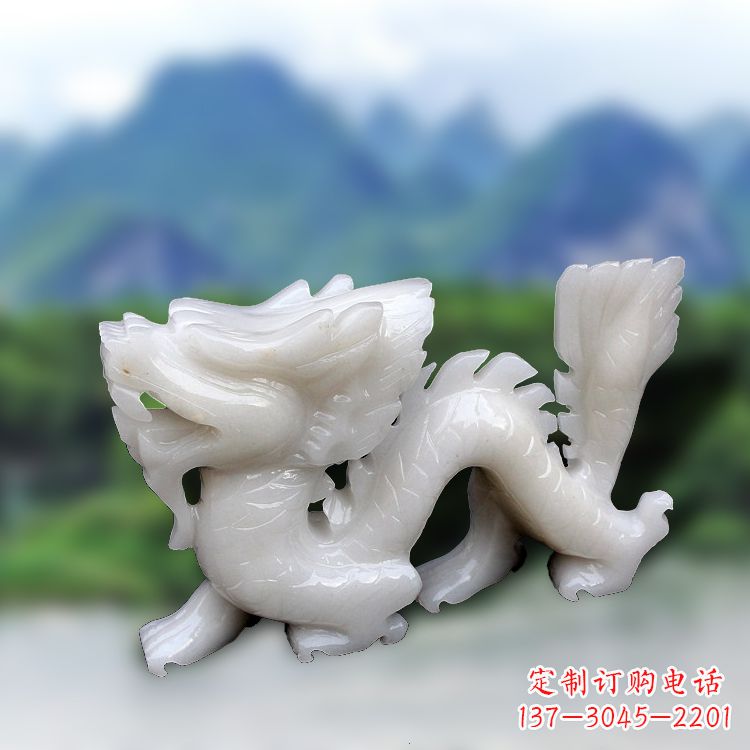 泸州汉白玉龙雕塑饱含着中国传统文化的气息,是…