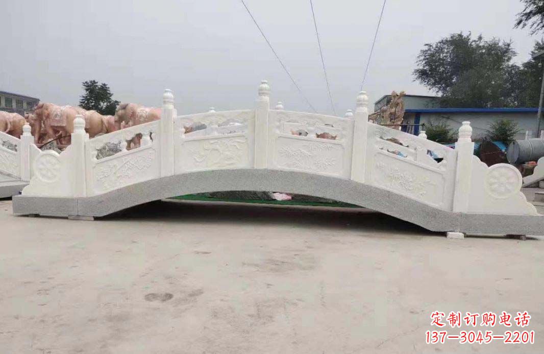 泸州汉白玉石桥雕刻,高雅与和谐的完美结合