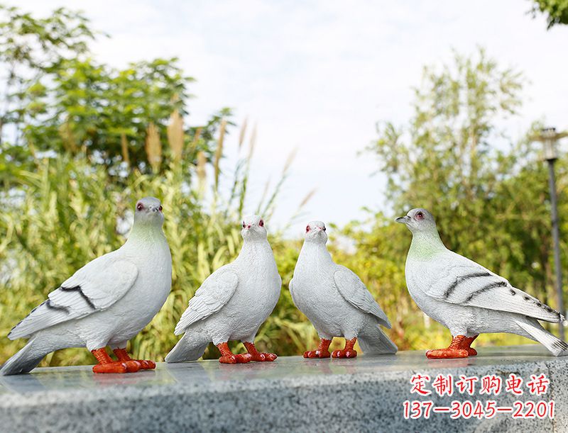 泸州中领雕塑-象征和平的标志之鸽