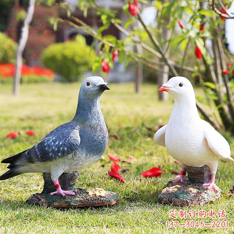 泸州中领雕塑:精美和平鸽雕塑