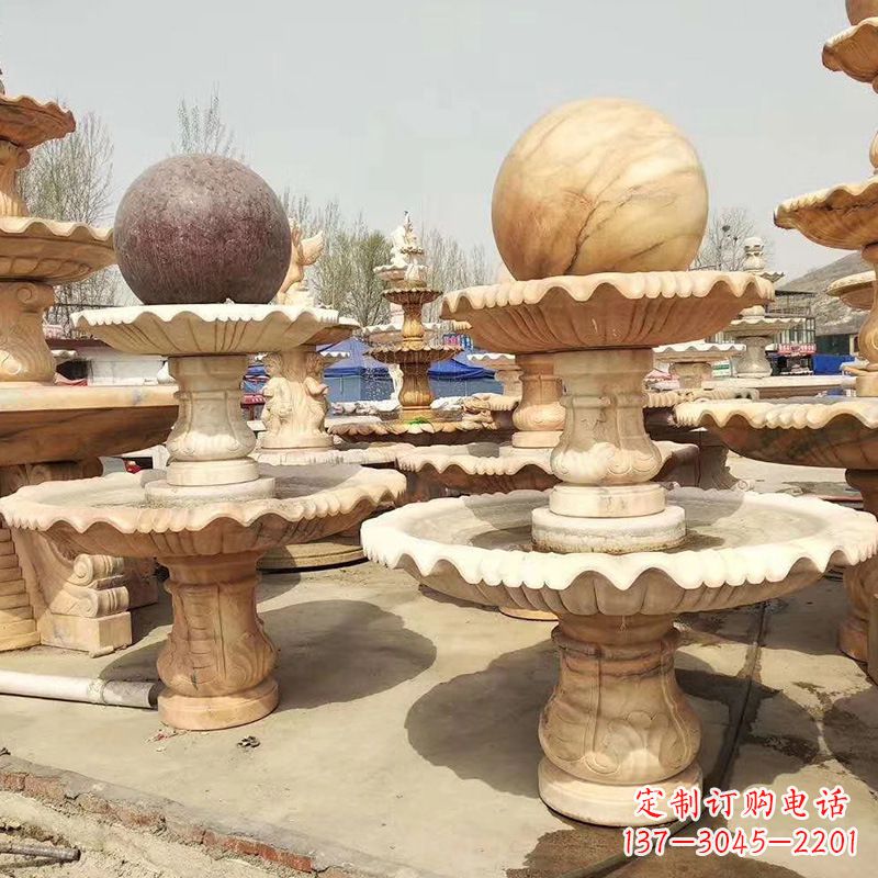 泸州河北石雕风水球喷泉,给您无与伦比的美景