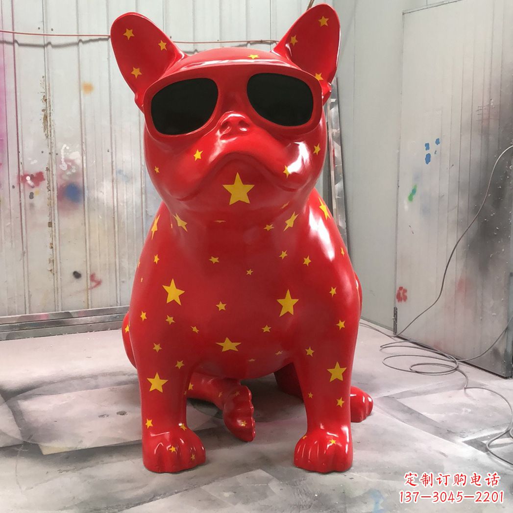 泸州玻璃钢材质精致的生肖雕塑