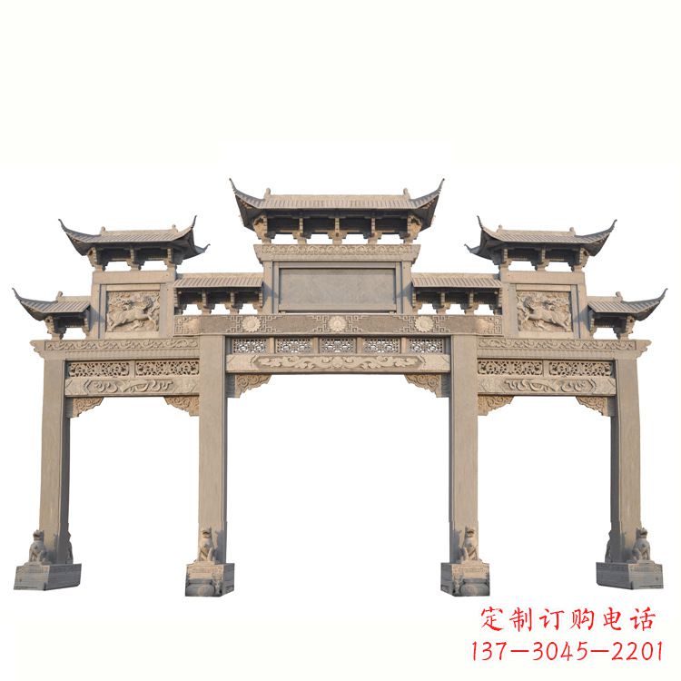 泸州红石牌坊雕塑是一家专业从事牌坊雕塑的厂家…