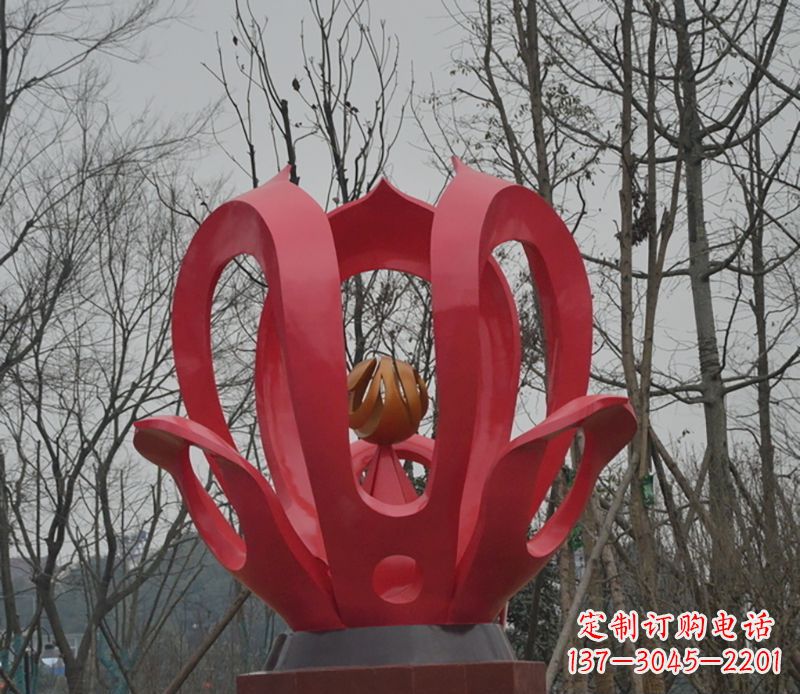 泸州巧夺天工的紫荆花雕塑