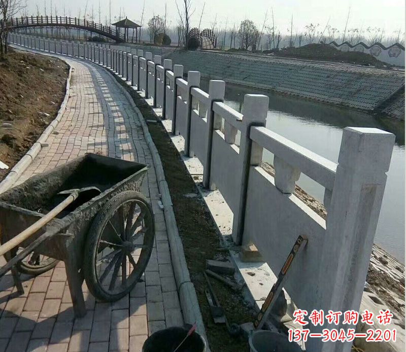 泸州精美大理石栏杆石雕