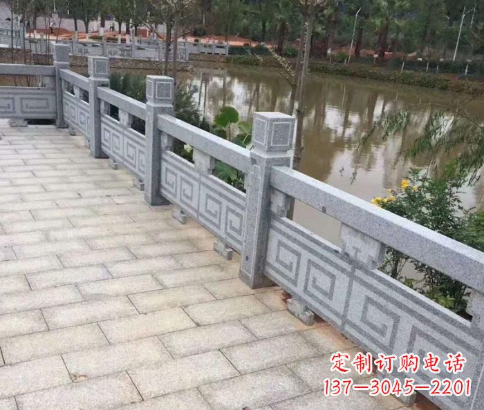 泸州护城河建筑石雕栏板 (4)