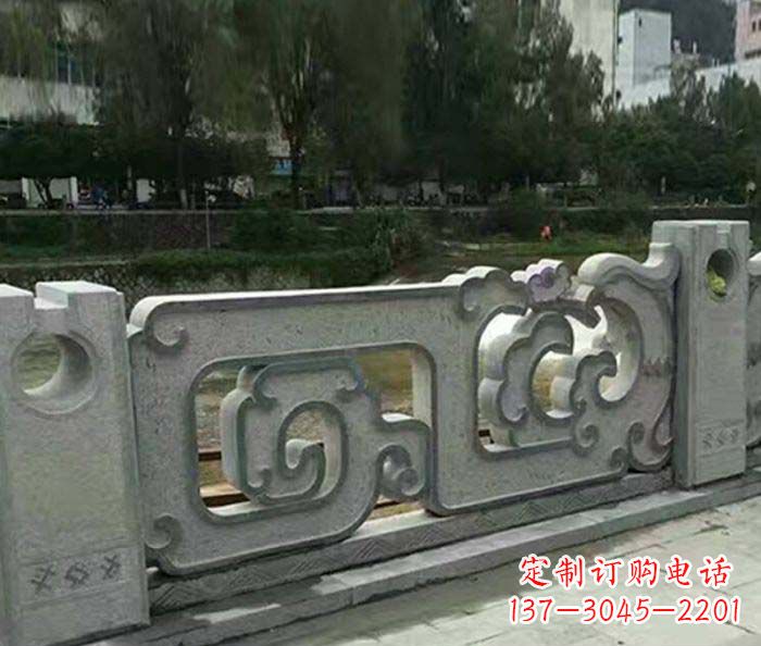 泸州护城河建筑石雕栏板