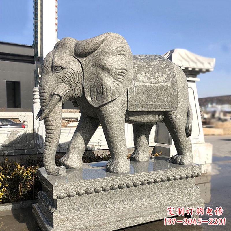 泸州花岗岩大象石雕,融合古典与现代的艺术精品