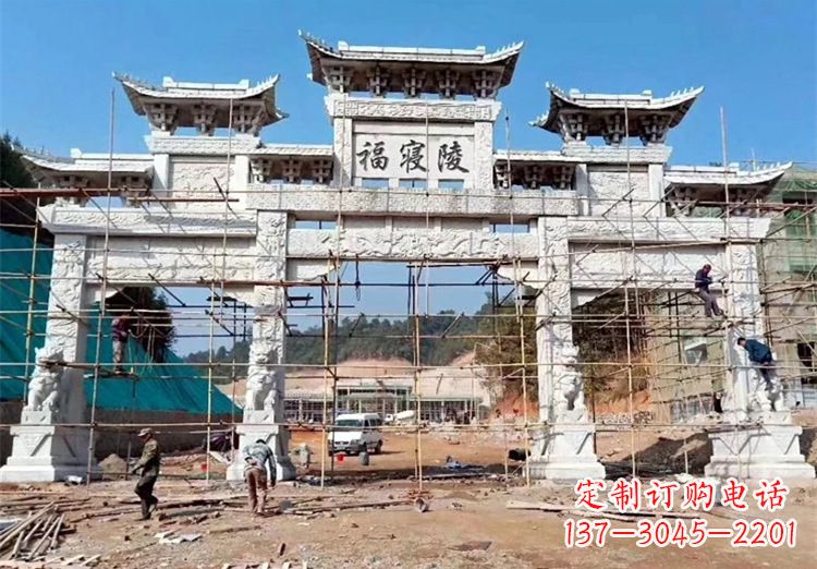 泸州花岗岩牌坊雕塑,精致细腻的定制精品