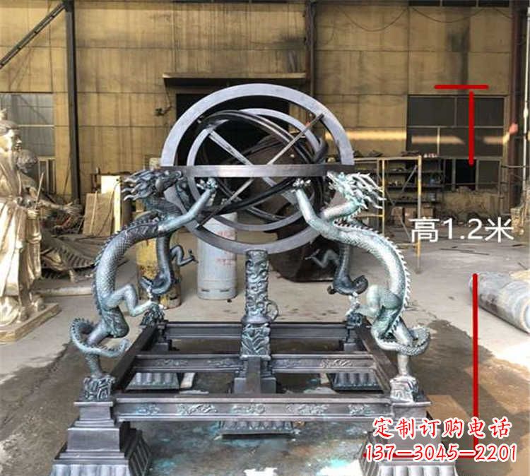 泸州浑天仪古代仪器校园景观雕塑