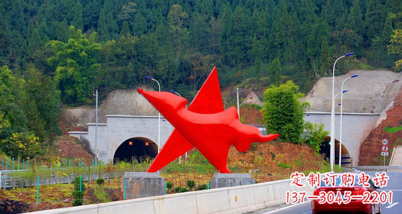 泸州不锈钢五角星雕塑——把美好变成珍藏