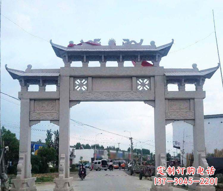 泸州中领雕塑,传承传统,卓越牌坊雕塑