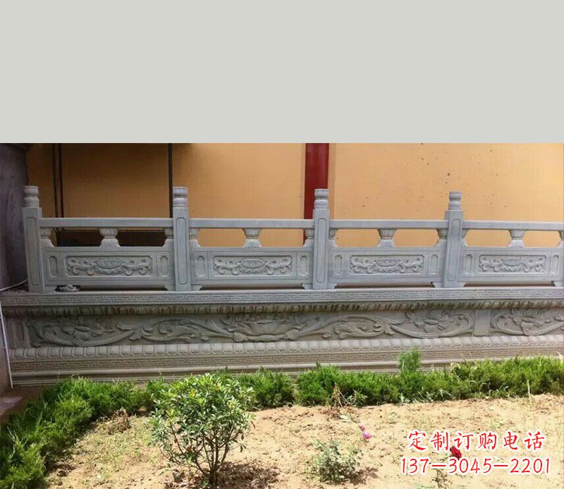 泸州尊贵而古典的大理石栏板雕塑