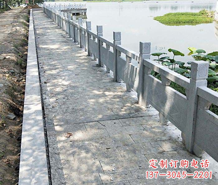 泸州景区大理石栏杆石雕_1