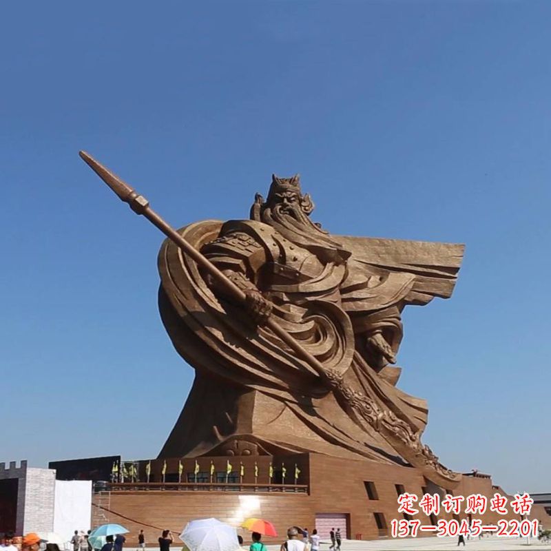 泸州精美大型历史名人关公铜雕