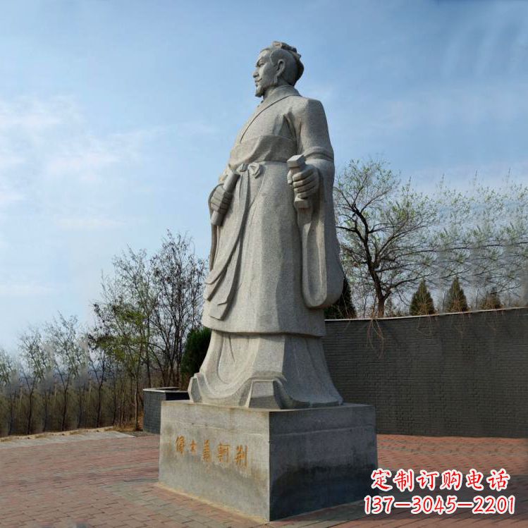 泸州中国荆轲铜雕塑,给景区广场趣味增添历史感