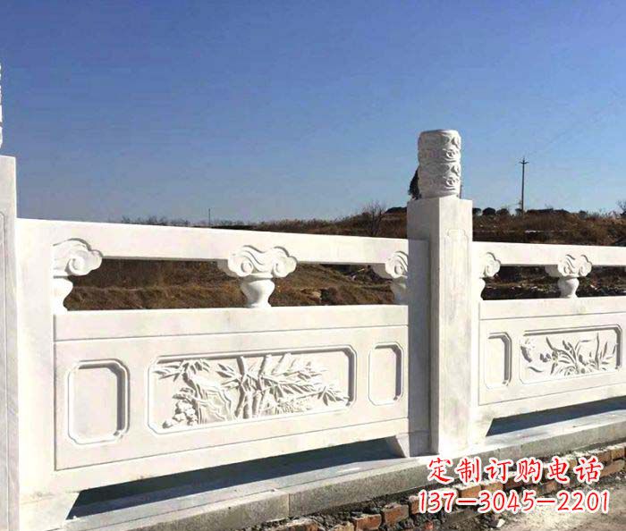 泸州泰安中领雕塑汉白玉石浮雕栏板