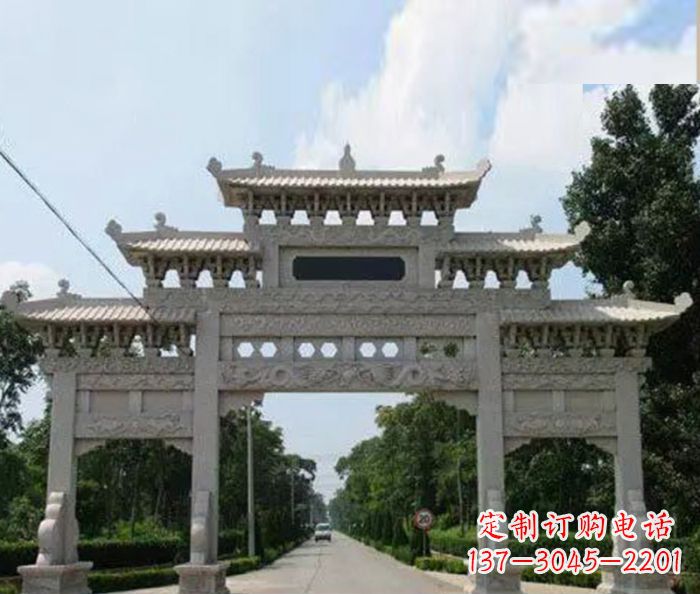 泸州高品质牌坊石雕,专为客户量身定制