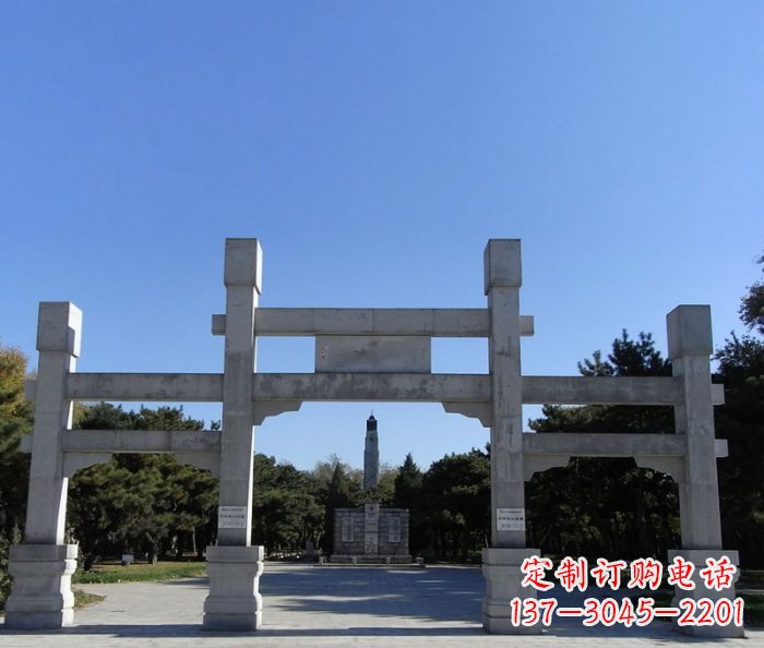 泸州中领雕塑石雕牌坊定制