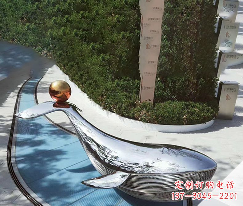 泸州镜面不锈钢海豚,一种质感的诠释
