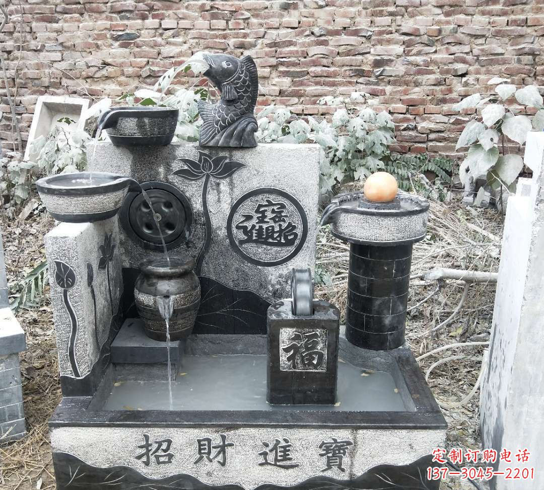 泸州领雕水池雕塑:定制你的招财水池