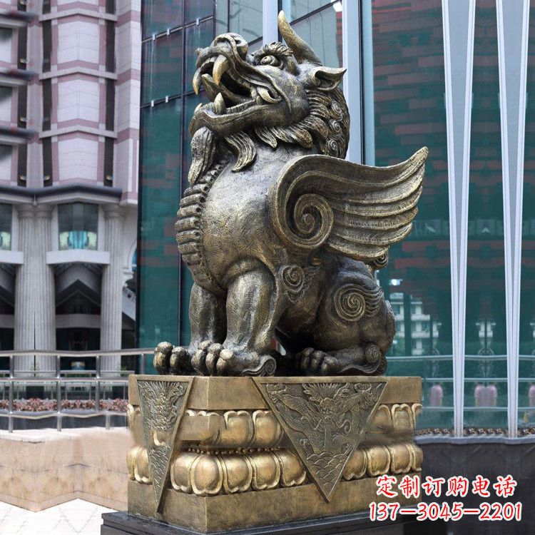 泸州享受艺术的迷人之美:貔貅铜雕